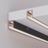 Профиль для лент черный 2000x8x9мм SL-MINI-8-2000 ANOD BLACK