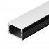 Профиль для лент черный 2000x15x9.5мм SL-SLIM15-H10-2000 BLACK