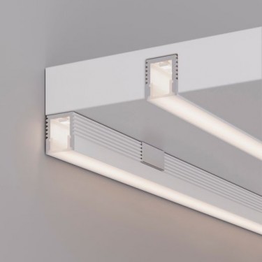 Профиль для лент белый 2000x8x9мм SL-MINI-8-2000 WHITE