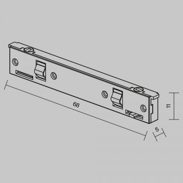 Коннектор питания прямой Levity TRA184IPC-1B Коннектор питания прямой Levity TRA184IPC-1B