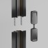 Коннектор питания прямой Radity TRA084C-B-12