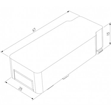 Ввод питания черный Flat Magnetic 85001/00 Ввод питания черный Flat Magnetic 85001/00