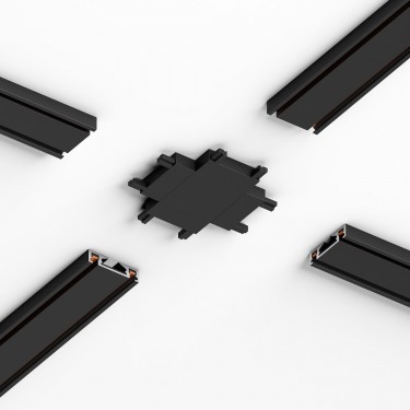 Четырёхсторонний соединитель для шинопровода Flat Magnetic 85003/00