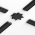 Четырёхсторонний соединитель для шинопровода Flat Magnetic 85003/00