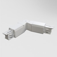 Коннектор поворотный шарнирный Trinity белый TRA005CS-31W