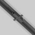 Коннектор прямой Unity встраиваемый черный TRA002C-11B