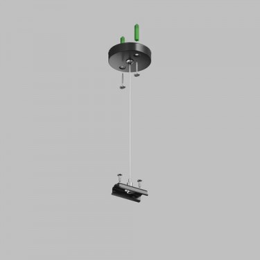 Подвесной комплект Smart 1.5м черный TR2106-BK