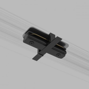 Коннектор прямой черный TRCM-1-I-BK