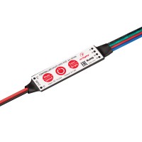 Миниатюрный диммер SMART-MINI-RGB (12-24V, 3x1.5A)
