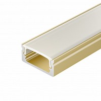 Золотой профиль для лент 2000х15,2х6мм комплект SP261GD