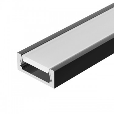 SP261B Черный профиль 2000х15,2х6мм