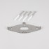 Светильник LGD-MUSE-BOLL-H300-12W Warm3000 (DG, 296 deg, 230V)
