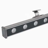 Линейный прожектор AR-LINE-1000S-18W-24V RGB (Grey, 30 deg, DMX512)