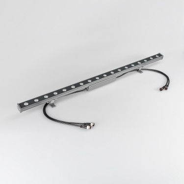 Линейный прожектор AR-LINE-1000S-18W-24V RGB (Grey, 30 deg, DMX512)