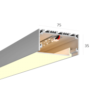 Линейный светильник LINE 7535 500mm 11W 3000K Anod