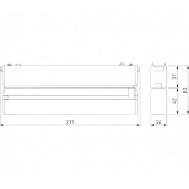 Магнитный светильник 10W 4000K Unity Flat Magnetic 85093/01
