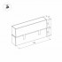 Магнитный светильник MAG-FLAT-FOLD-45-S405-12W Warm3000 (BK, 100 deg, 24V)
