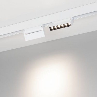 Магнитный светильник MAG-ORIENT-LASER-FOLD-S195-6W Day4000 (WH, 30 deg, 48V, DALI)