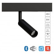 Магнитный светильник 8W 2700-6000K черный Linea Smart A4690PL-1BK