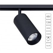 Магнитный светильник 13W 3000K черный Linea A4671PL-1BK