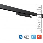 Магнитный светильник 12W 2700-6000K черный Expert SMART A5746PL-1BK