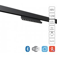 Магнитный светильник 12W 2700-6000K черный Expert SMART A5746PL-1BK