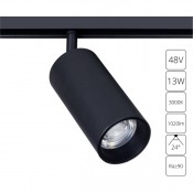 Магнитный светильник 13W 3000K черный Linea A4641PL-1BK
