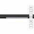 Магнитный светильник 10W 4000K черный Linea A4662PL-1BK