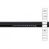 Магнитный светильник 12W 4000K черный Linea A4664PL-1BK