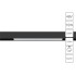 Магнитный светильник 10W 3000K черный Linea A4672PL-1BK