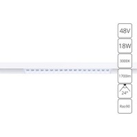 Магнитный светильник 18W 3000K белый Linea A4675PL-1WH