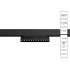Магнитный светильник 12W 3000K черный Linea A4678PL-1BK