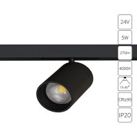 Магнитный светильник 5W 4000K черный PRESTO A6228PL-1BK