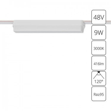 Магнитный светильник 9W 3000K белый RAPID A1153PL-1WH