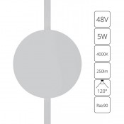 Arte Lamp RAPID A6163PL-1WH