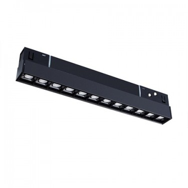 Магнитный светильник 12W 4000K черный Linea A4664PL-1BK