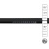 Магнитный светильник 12W 4000K черный Linea 0.1-10V A4684PL-1BK