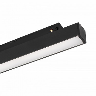 Магнитный светильник MAG-ORIENT-FLAT-L465-16W Warm3000 (BK, 80 deg, 48V)