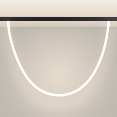 Светильник гибкий MAG-ORIENT-TUBE-ELASTIC-R25-L2500-35W Warm3000 (BK, 360 deg, 48V, DALI)