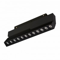 Светильник магнитный MAG-ORIENT-DOTS-FOLD-S230-12W Warm3000 (BK, 30 deg, 48V)