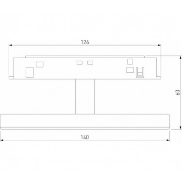 Магнитный светильник 4W 4000K Cally Slim Magnetic 85172/01