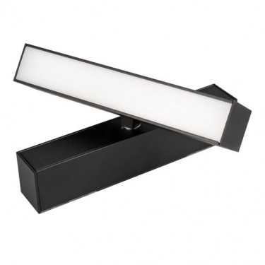 Магнитный светильник MAG-FLAT-FOLD-45-S205-6W Warm3000 (BK, 100 deg, 24V)