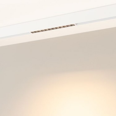 Магнитный светильник MAG-ORIENT-LASER-L235-8W Warm3000 (WH, 24 deg, 48V, DALI)