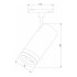 Магнитный светильник 25W 4200K Modify Slim Magnetic 85045/01