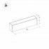 Магнитный светильник MAG-FLAT-45-L805-24W Day4000 (BK, 100 deg, 24V)