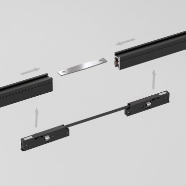 Магнитный шинопровод 2м черный Mini Magnetic 85171/00
