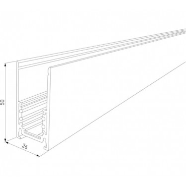 Магнитный шинопровод 2м белый Slim Magnetic 85084/00