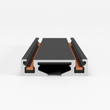 Магнитный шинопровод 2м черный Flat Magnetic 85129/00