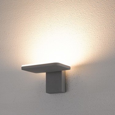 Светильник для подсветки входных групп LGD-TENT-WALL-9W Warm3000 (GR, 110 deg, 230V)