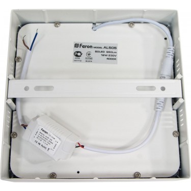 Накладной светильник 12W 4000K белый Feron AL505 27924